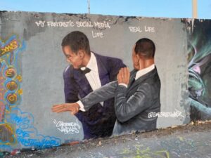 Eme Freethinker grafiti Will Smith slaps Chris Rock